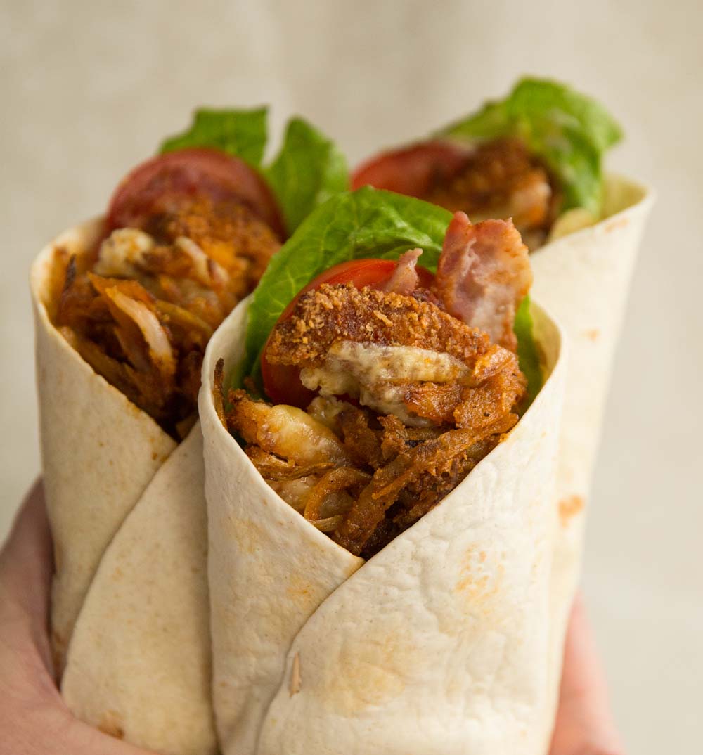 crispy-chicken-wraps